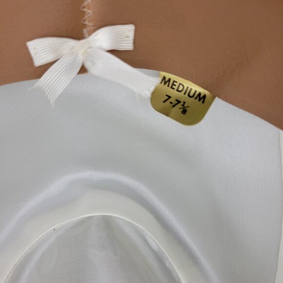 Vintage Richman Bros Fedora Trilby Hat Mens 7-7 1/8 Green Plaid Feathers Box - Picture 10 of 16